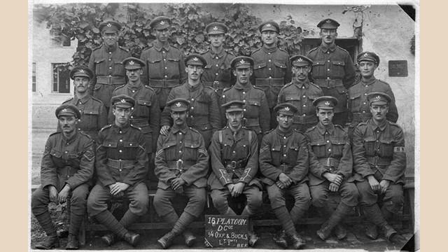16 Platoon D Coy 1916.
